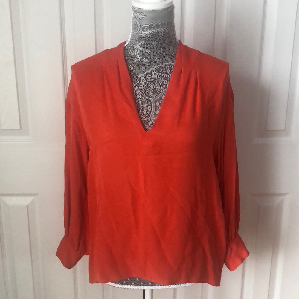 EUC silk Joie top
